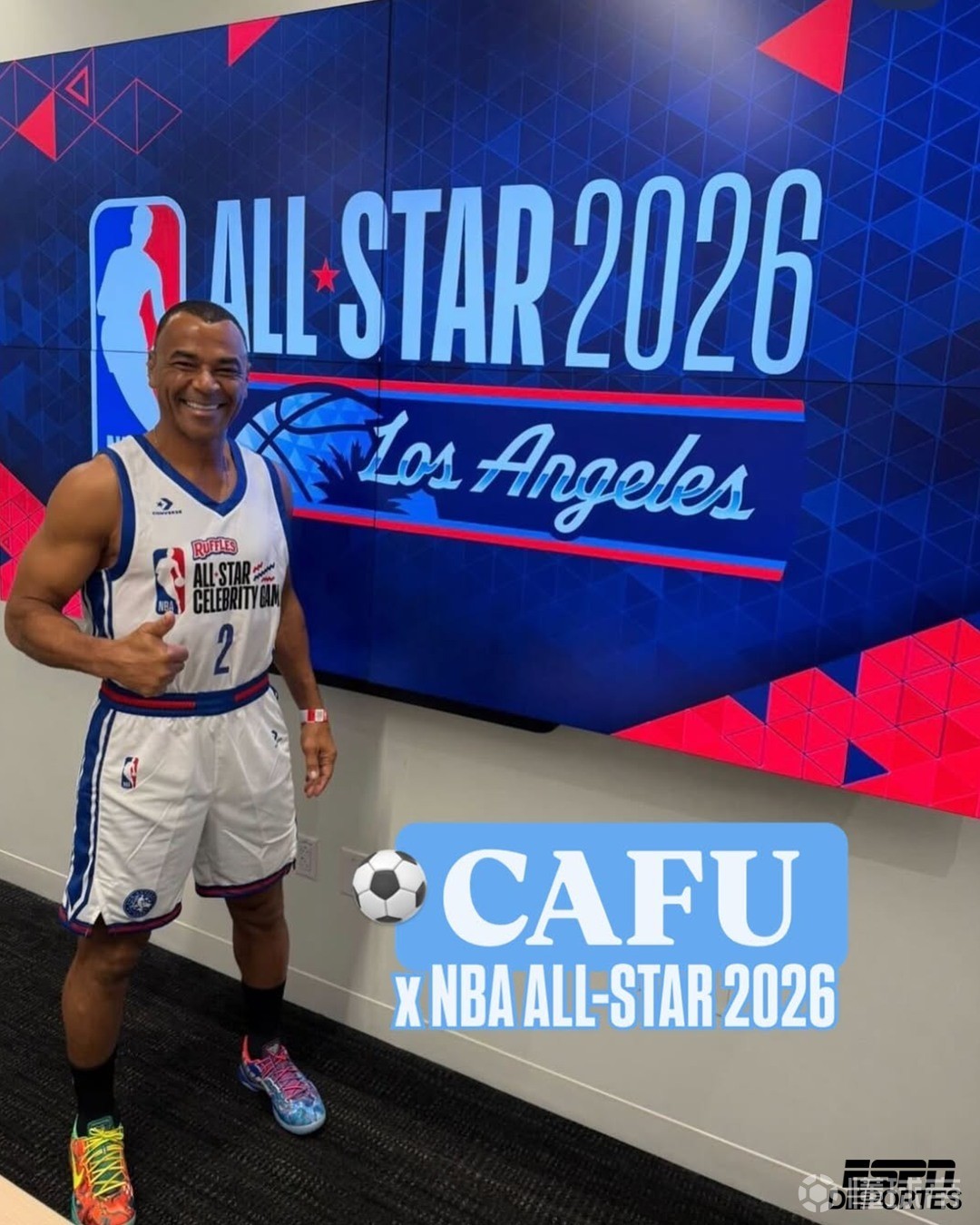 卡福：能代表巴西来到NBA名人赛，这是我的荣誉