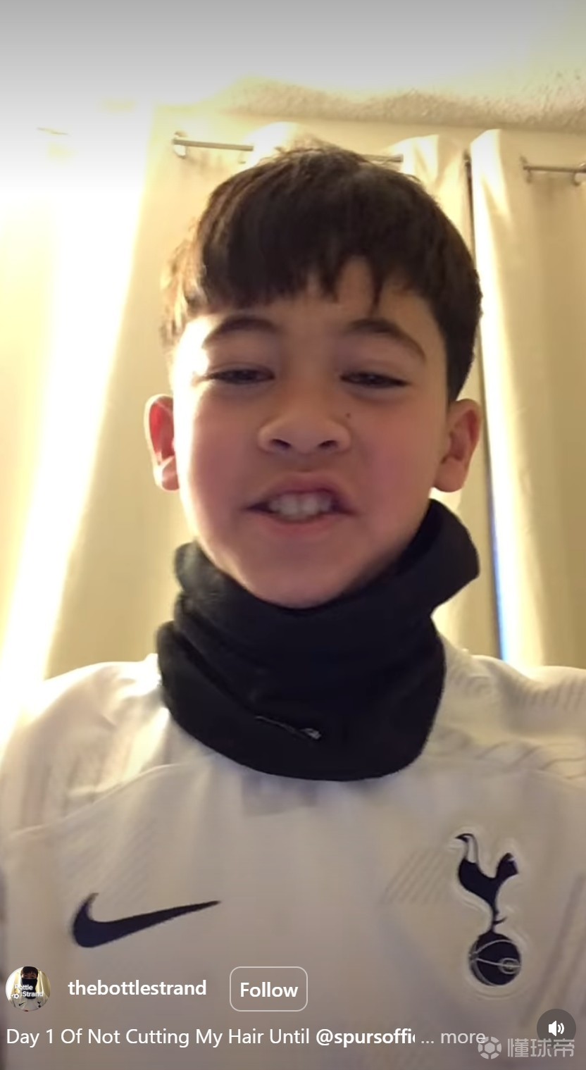 又来了个蓄发弟，热刺球迷立志在热刺赢下一场联赛前绝不剪发